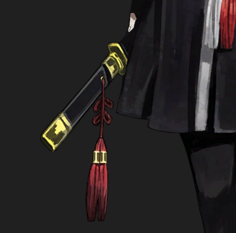 Mahmosi's tweet photo. @jeanss_jeanss @LimbusCompany_B Ehrmm actually that's the sword she's always had https://t.co/NfKrt9TSO1