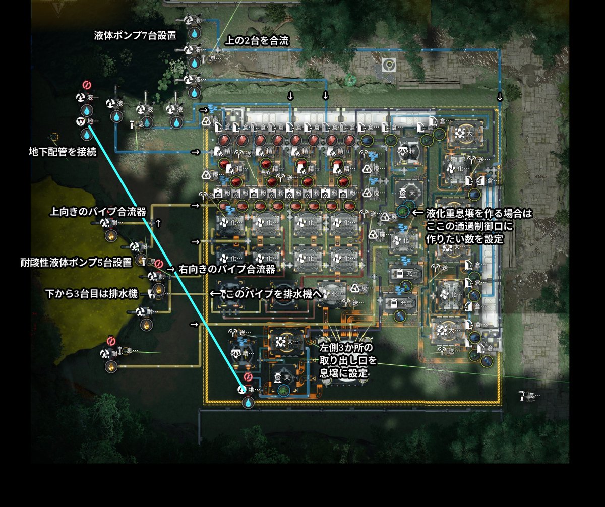 teoneko320's tweet photo. 赤銅鉱物300対応図面
以前に図面を設置している場合は再設置不要で
2か所の赤銅鉱物搬出口を精錬炉に接続するだけです

[緋銅、重息壌1c]EFO0152143oa0Iu4ueIoe
[緋銅、重息壌2b]EFO01eAoi2O83547IoAi8

#エンドフィールド
 #arknightsendfield https://t.co/wAZr2LZoZa