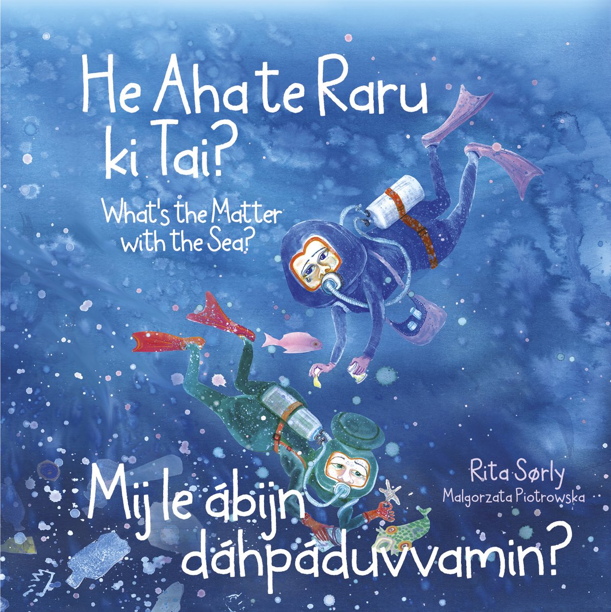 OratiaBooks's tweet photo. Previewing the new Māori-Lule Sámi-English picture book that confronts the plastic in our oceans — out on 11 June under the Five Oceans imprint with Sámi publisher Davvi Girji:
https://t.co/9pmOmQnf9k

#IndigenousVoices #LuleSámi #ReoMāori 
#Oratiabooks #FiveOceans @reomaori https://t.co/Z1ehxmTFGm