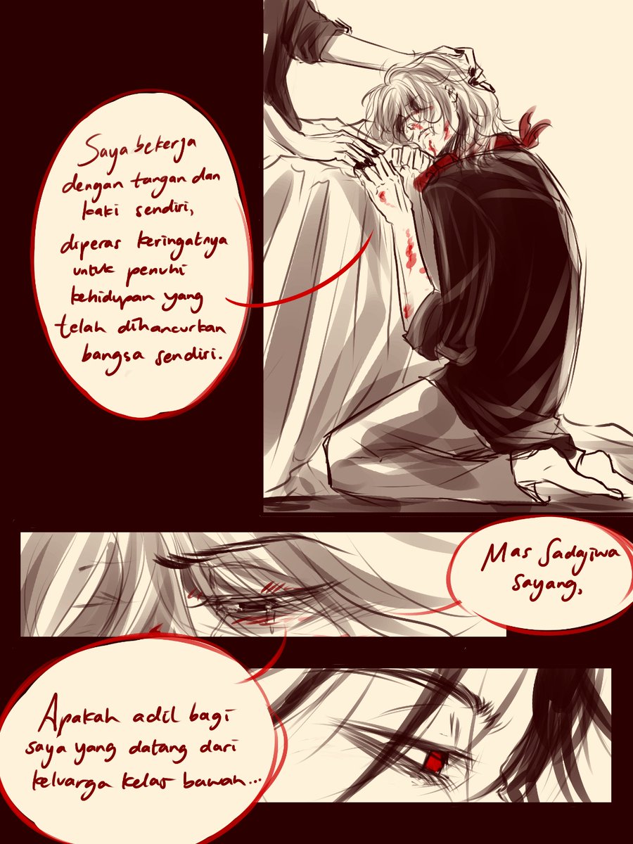 harsamerta's tweet photo. "SADAJIWA: Tuhan Manusia" dalam gurat harsa.

sadajiwa by @ANARCHODES
comic adaptation by me.

(Direkomendasikan mendengarkan musikalisasi puisi Dongeng Kematian - Sasmita Musik. Selamat membaca)

(1/13) - Apakah adil? https://t.co/5bRH5VwjNH