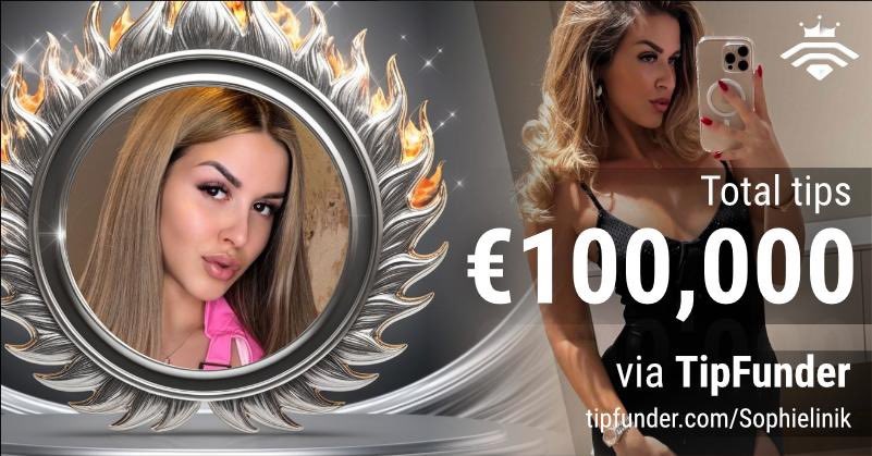 TipFunder's tweet photo. ⭐️𝑺𝑰𝑿-𝑭𝑰𝑮𝑼𝑹𝑬 𝑨𝑪𝑯𝑰𝑬𝑽𝑬𝑴𝑬𝑵𝑻⭐️

the amazing @sophiebrat99 has become the latest TipFunder creator to reach the milestone of €100,000 in tips received!🤩

what an incredible achievement!🔥 https://t.co/deZeq3WDBE
