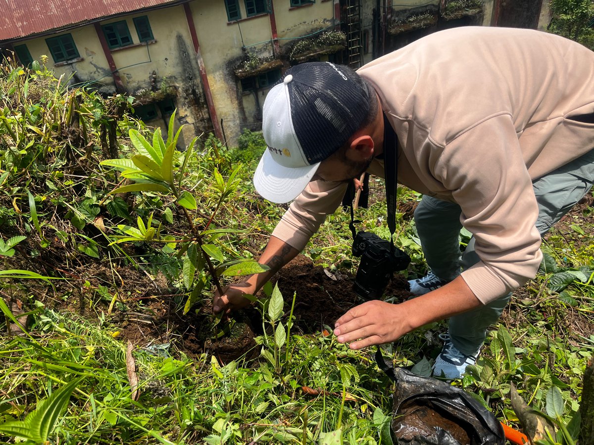 CEOJALAPAHAR's tweet photo. On the occasion of World Environment Day, Jalapahar Cantonment Board, in collaboration with WWF India, Darjeeling, successfully conducted a plantation drive to promote environmental conservation and a greener future. https://t.co/wXOBUOh83K