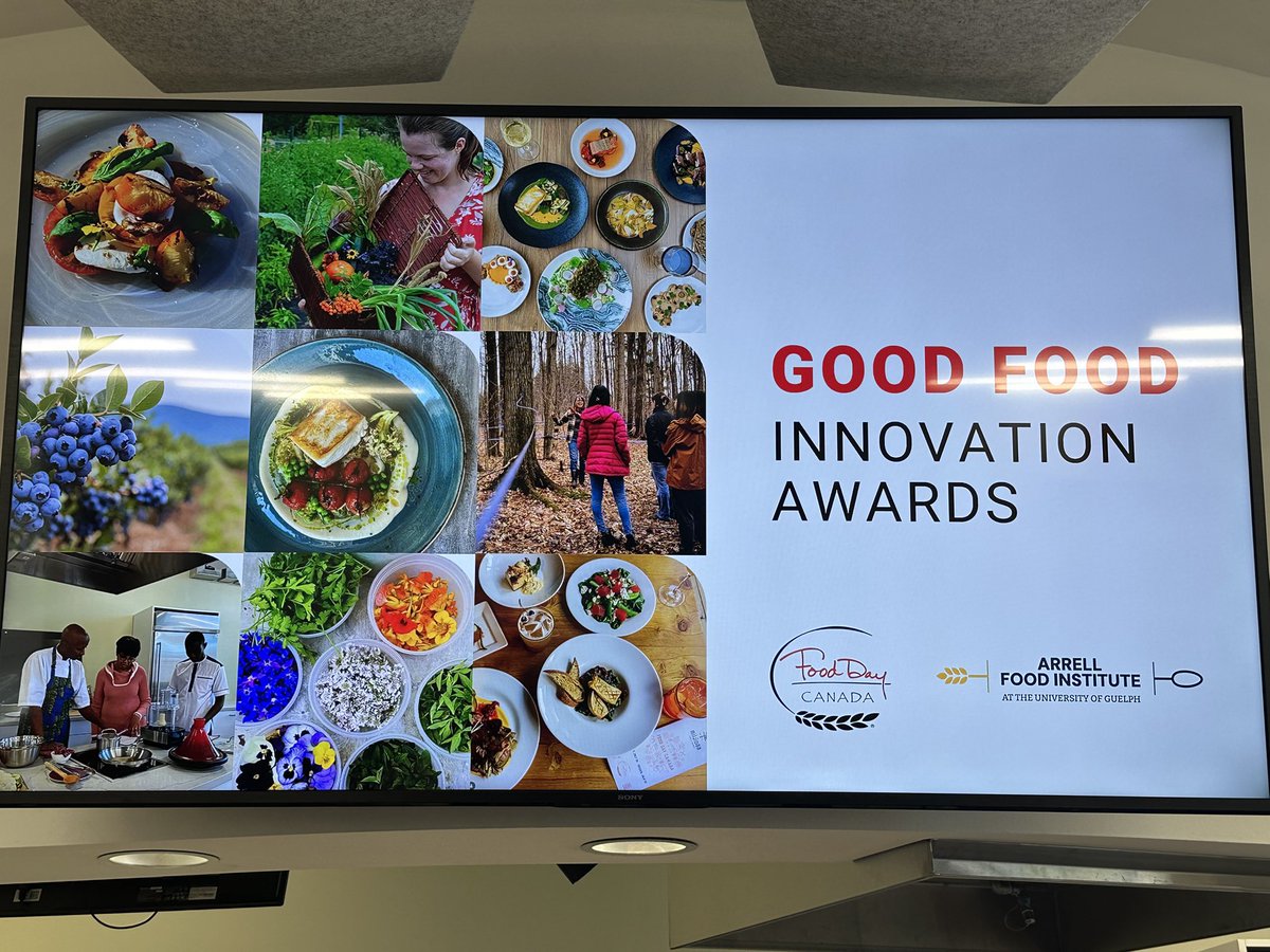 SenatorRobBlack's tweet photo. Late last week I joined Jeff Stewart, Christine Couvelier & Lisa MacDonald from @FoodDayCanada at the @uofg for the 2026 Good Food Innovation Awards. These awards recognize culinary leadership rooted in Canadian ingredients, regional identity, and the belief that food builds community. Ten recipients from across Canada were recognized for helping to shape Canada’s food future. Congratulations to all the award winners and thank you for ensuring that #AgricultureMatters in Canada!