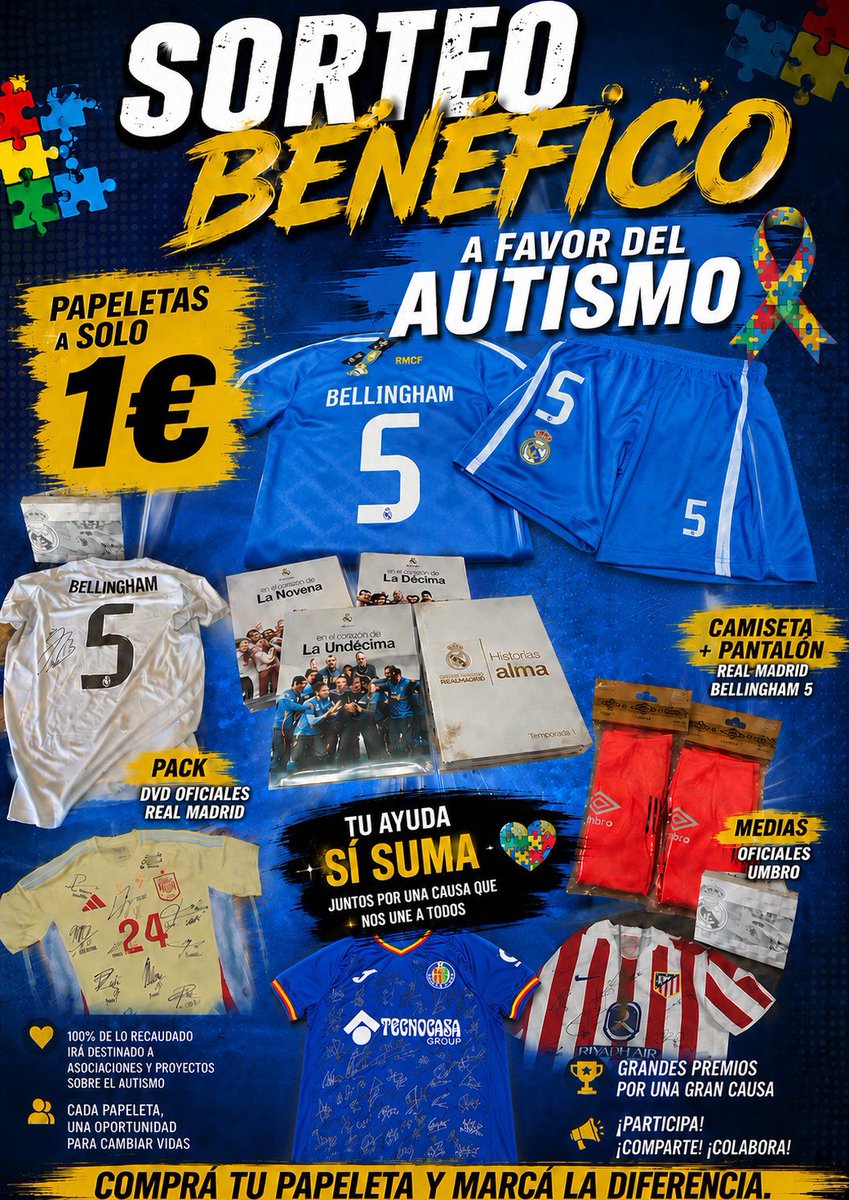 CDAlzola's tweet photo. Os dejamos con los mejores premios del Día 6 de Junio en el evento junto a @trasteamadrid en la lucha contra el autismo💪🏆

#vamosalzola #elequipodelbarrio #trastea https://t.co/jbjDCi2yzZ