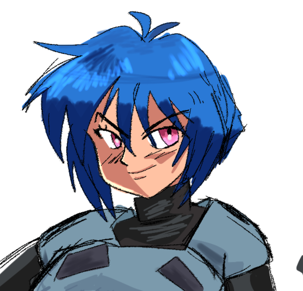 eljoelwey's tweet photo. Me divierte mucho dibujar a Motoko. Sin duda, debo dibujarla con más frecuencia. https://t.co/aGSwFtmoYB