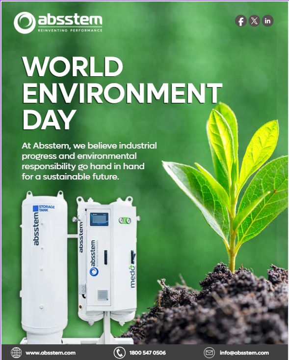 absstem's tweet photo. This World Environment Day, let's commit to building a greener future through responsible choices and innovative solutions.
π Learn more: https://t.co/QZ8CEiQtM0 | π 1800 547 0506
.
.
.
#AbsstemShield #SmartMaintenance #PSAGenerators #AbsstemTechnologies #WorldEnvironmentDay https://t.co/Qz5uqt2AAx