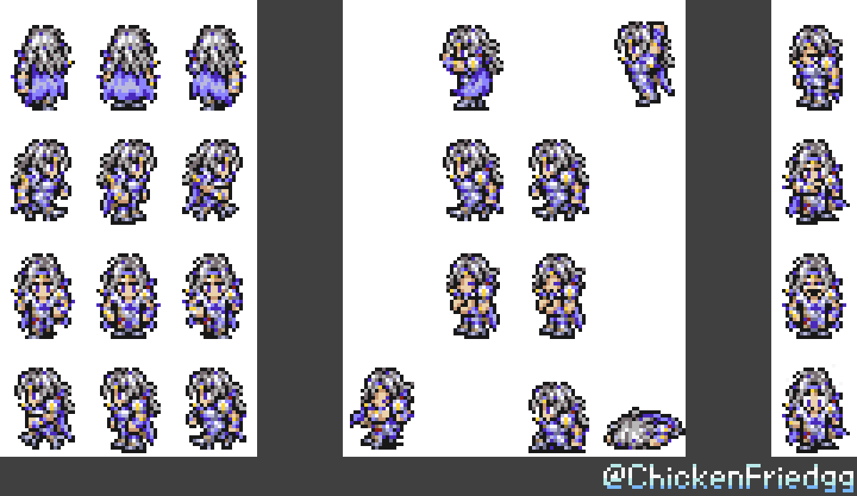 ChickenFriedgg's tweet photo. FF風　オニオンナイト＆光セシル
#pixelart　#ディシディア https://t.co/feNP6JtFmB