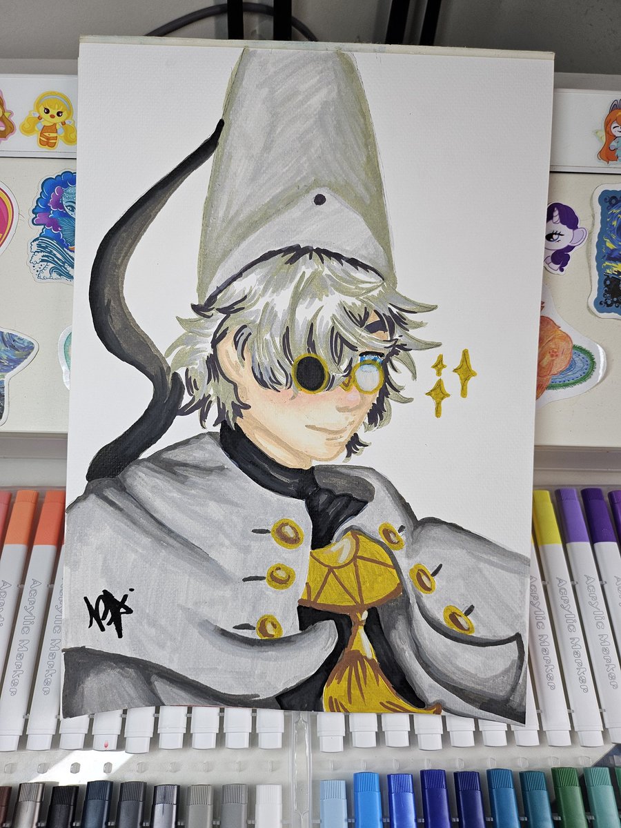 imagination2403's tweet photo. Até o Qifrey usou a magia dele para dar um "look" nesse feed! ✨🧙‍♂️
​Fazer arte com marcadores e tinta tem uma magia que o digital simplesmente não consegue copiar  sinto muito, tecnologia, mas o toque do papel ganha meu coração! ❤️🎨 https://t.co/VhRhpZdSYs