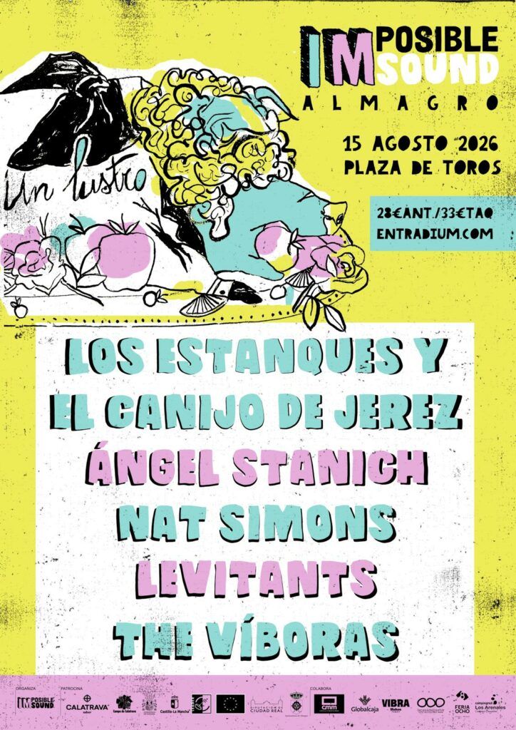 musicopolis's tweet photo. Imposible Sound 2026: 5ª edición en Plaza de Toros de Almagro con Los Estanques, El Canijo de Jerez, Ángel Stanich y más
https://t.co/aXrhKAOXdr https://t.co/vx8I92jdNG