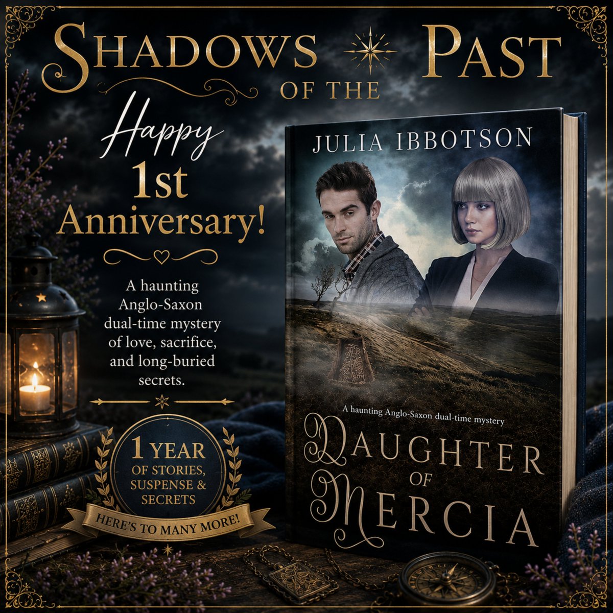 TheShieldMaide3's tweet photo. ✧ Book Anniversary ✧
I am excited to be a part of the celebrations for Daughter of Mercia (Dr Anna Petersen Mysteries #1) by Julia Ibbotson.
https://t.co/slMp1EBRIp
#Medieval #DualTimeline #TimeSlip #Mystery #AngloSaxon #BookBirthday #BlogTour
@JuliaIbbotson @cathiedunn https://t.co/rBVaLAfAtF