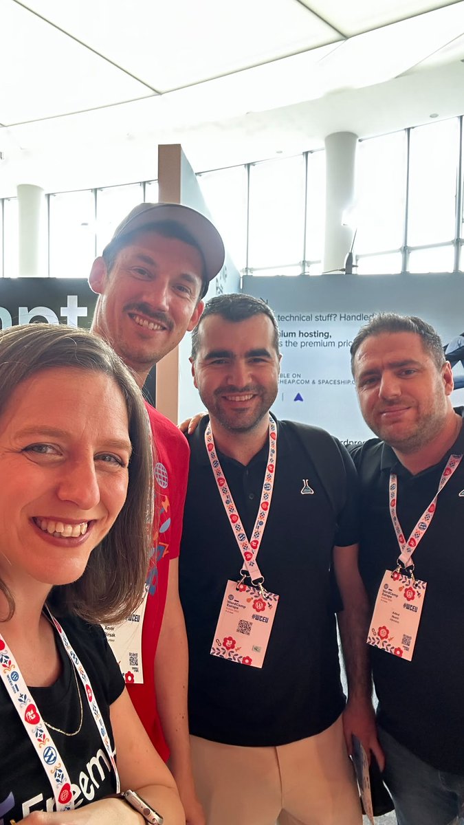 freemius's tweet photo. Day 2 of #WCEU has begun! 
We met so many amazing makers from our community on Contributor Day. 

Looking forward to meet more amazing software makers today.

Today, @milangd, our senior full-stack engineer is also speaking at WCEU Krakow on June 5th 🇵🇱

Talk: Secure-by-Design: Hardening Plugins with PHP 8.x

@robertabela @melapressHQ @BobWP

See you there 👋