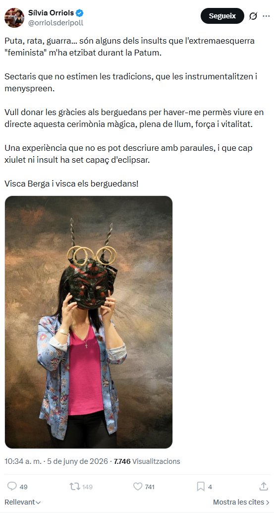 Wertyalord1's tweet photo. Silvia Orriols després de fer el ridicúl dient drogadictes als Berguetans, es fa la victima dient mentires sobre la seva escridassada i mentrestant Ripoll patint els efectes d'una forta tempesta.

On barris es van quedar sense llum i accesos inundats. https://t.co/Zb08vuUnHT