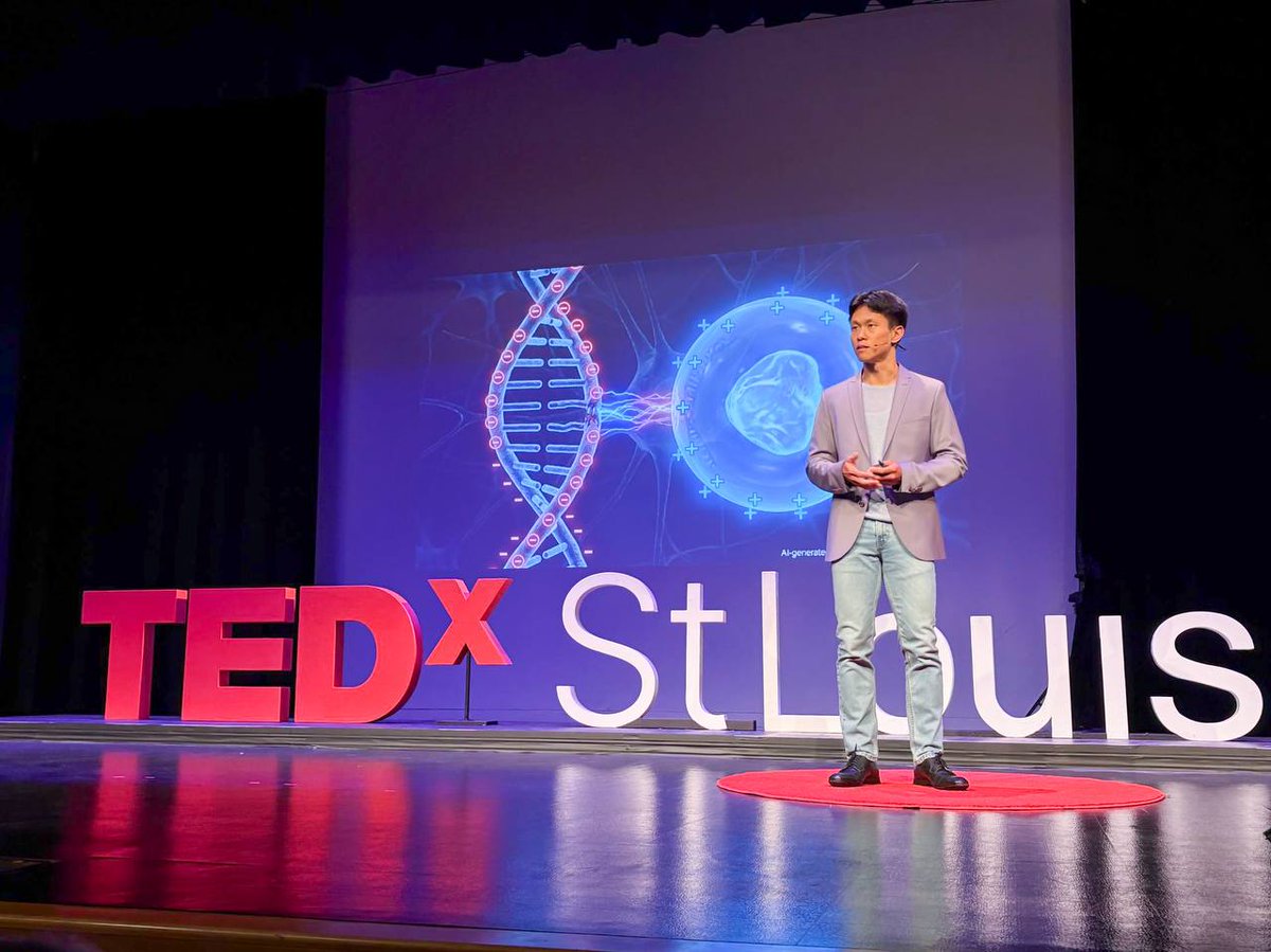 Allatra_UK's tweet photo. Dr. John Ahn Brings the Micro- and Nanoplastics Crisis to the TEDx Stage

Dr. John Ahn, PhD, MBA - Chief Scientist and Chair of the ALLATRA Global Research Center - took the TEDxStLouis stage on May 30, 2026, delivering a talk at the Missouri History Museum.
His presentation, "Too Small to See, Too Dangerous to Ignore: Micro- and Nanoplastics," brought critical attention to one of the most urgent invisible threats facing humanity today.
Dr. Ahn addressed how everyday plastic products break down into particles so small they cannot be seen  yet accumulate in our air, water, ecosystems, and human bodies. Emerging research links these particles to neurodegenerative diseases, cardiovascular effects, reproductive health challenges, and cellular disruption.

Не also noted that while reducing plastic use, improving recycling, and developing cleanup efforts remain important, the removal of micro- and nanoplastic particles already dispersed in air, water, ecosystems, and biological systems remains extremely difficult at a global scale. Dr. Ahn emphasized the need for a broader scientific discussion on how these particles could be made less harmful once they are already present in biological and environmental systems.

A key highlight of the talk was the role of electrostatic charge in explaining how these particles interact with biological systems - a scientific insight that may be central to developing future solutions.
Dr. Ahn's talk invited the audience to look at micro- and nanoplastics not only as an environmental issue, but as an emerging scientific challenge that requires continued research, open discussion, and practical thinking about future solutions.
▪️Full press release: https://t.co/6nrDot7Epw

Featured on: Associated Press, The National Law Review, FOX 2, CBS 10, ABC 12, CBS 42, NBC 33, CBS 13, FOX 4, DC NEWS NOW, among others.

#ALLATRA #TEDxStLouis #Microplastics #GlobalHealth #EnvironmentalScience #STOMP
TEDxSTL
@TEDxSaintLouis
TEDxStLouis