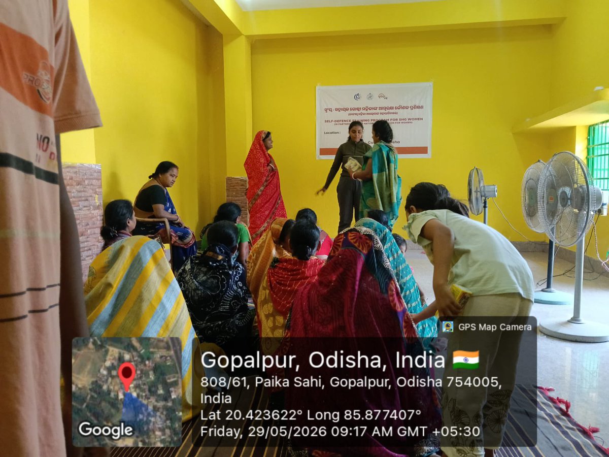NCWIndia's tweet photo. Under the Mission Shakti Initiative of NCW and the Government of Odisha, a self-defence training session was conducted successfully at Gopalpur, Cuttack with 13 participants.
Trainer Mahajabin Alam focused on self-defence skills and safety awareness, equipping participants with practical techniques to prevent, de-escalate, and escape dangerous situations while building confidence and preparedness. #MissionShakti #NCW #WomenSafety #SelfDefence @mission_shakti @PravatiPOdisha