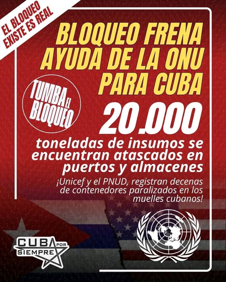 GelacioOviedo's tweet photo. ‼️Es increíble, la pasividad bochornosa con la que el mundo observa como el imperio norteamericano estrangulada al pueblo de Cuba, quien durate años se ha dedicado a prestar ayuda los más necesitados.  #CubaEstáFirme #TumbaElBloqueo https://t.co/Xq3pmuvXJK