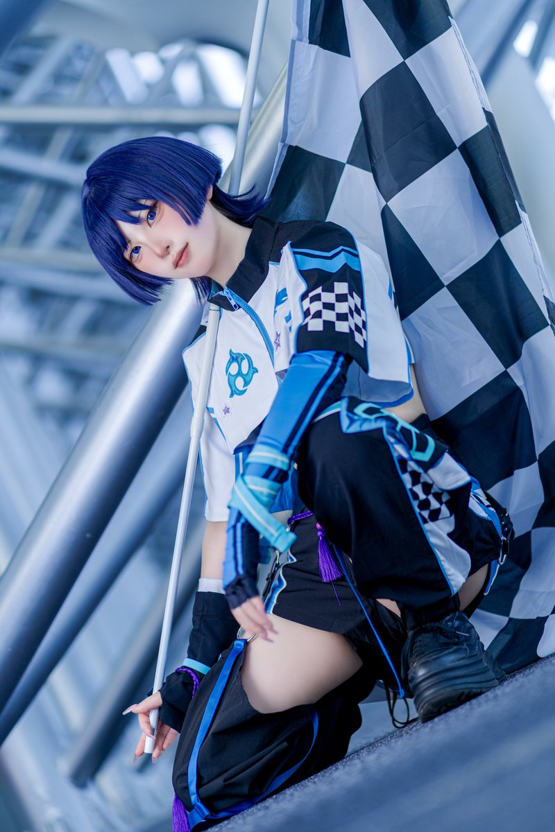 emu_Cosplay's tweet photo. 原神/コスプレ
※同人レーサー衣装

#ホワイトキューブ  #コスプレス
#銀八ふぉと館 
#genshinImpactcosplay 
#wanderer https://t.co/F3DxNXRT8b