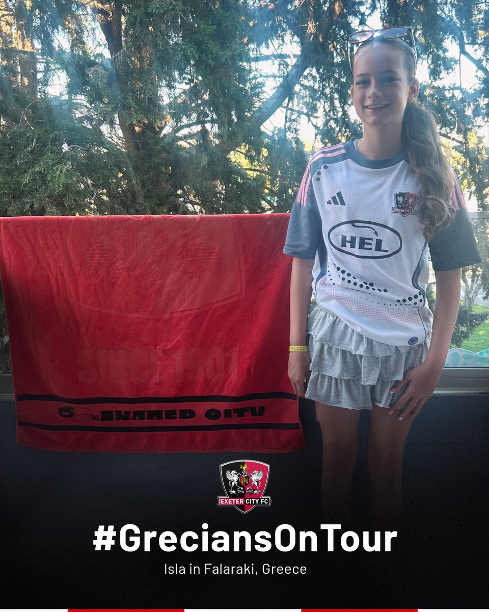 OfficialECFC's tweet photo. From Greece to Lapland, and bumping into another Grecian in Lanzarote! 🌍

More fantastic #GreciansOnTour photos! Keep them coming in to media@ecfc.co.uk to feature!

#ECFC #SemperFidelis https://t.co/Pk2Us3maZZ