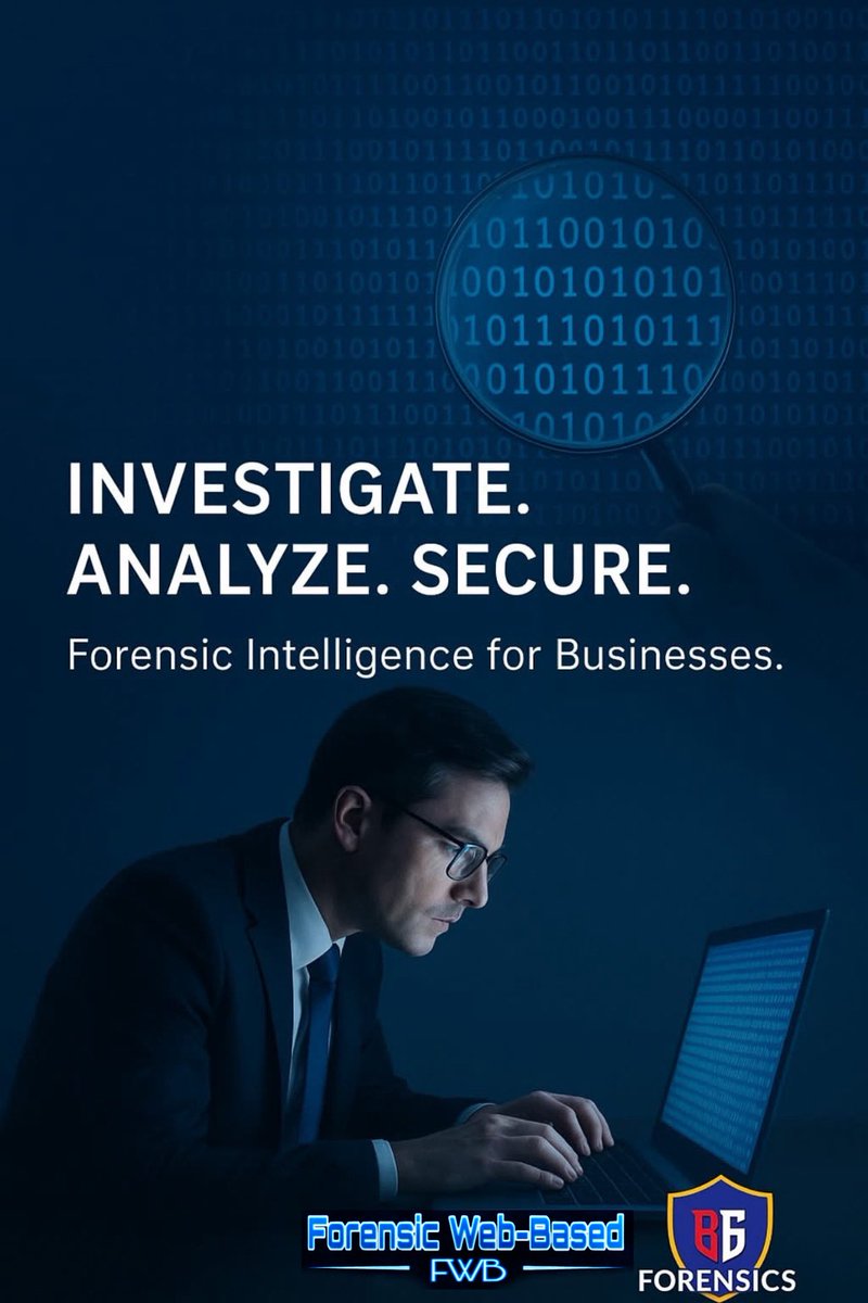 forensichelp's tweet photo. Forensic Intelligence for Businesses, From financial frauds to insider data theft, BG Forensics helps uncover digital truth for corporates and law enforcement.
Because every byte tells a story.
#DigitalForensics #CorporateSecurity #cyberinvestigation #cybersecurity 
#BGForensics https://t.co/rnXmchpcTN