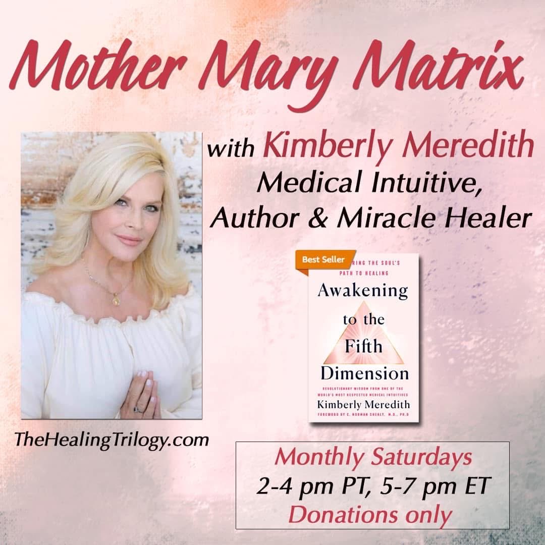 HealingTrilogy's tweet photo. Sign up for Sat June 13, 2PM PT / 5ET Online Service/ Mother Mary Matrix we gather in prayer for our brothers and sisters in prayer for our spiritual service with Kimberly Meredith. To register early and all information please follow this link: 🌸 thank you. 🙏 
https://t.co/CsOP57zRXw