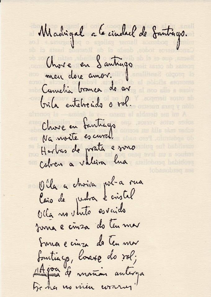 ACBoveda's tweet photo. O  5 de xuño de 1898 nace Federico García Lorca autor de "Seis poemas  galegos" que con prólogo de Eduardo Blanco Amor, foron impresos pola  editorial Nós en decembro de 1935. https://t.co/9e2pTYWPey