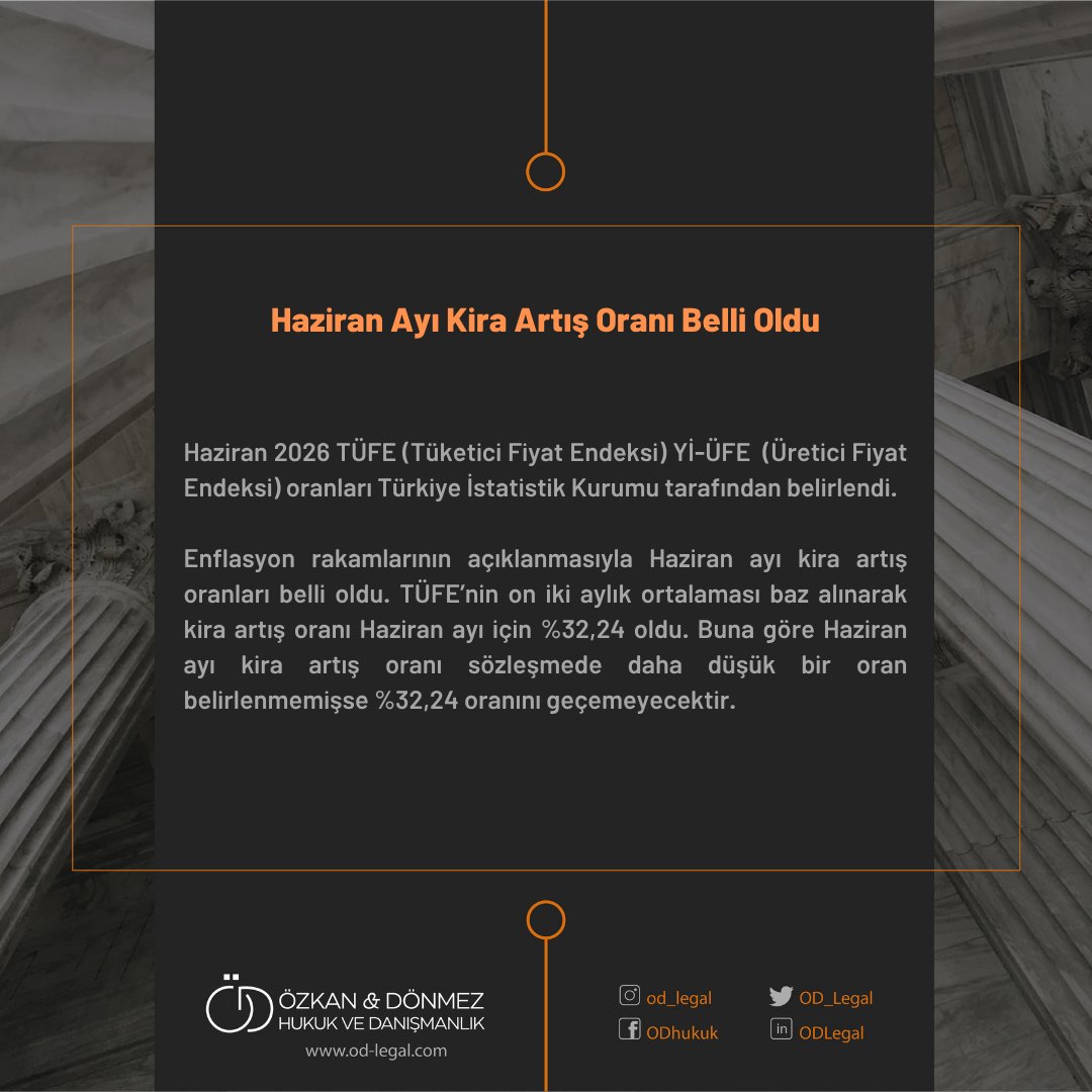 OD_Legal's tweet photo. Haziran Ayı Kira Artış Oranı Belli Oldu #ODLegal #gündem https://t.co/0ZcPFGLu6Q