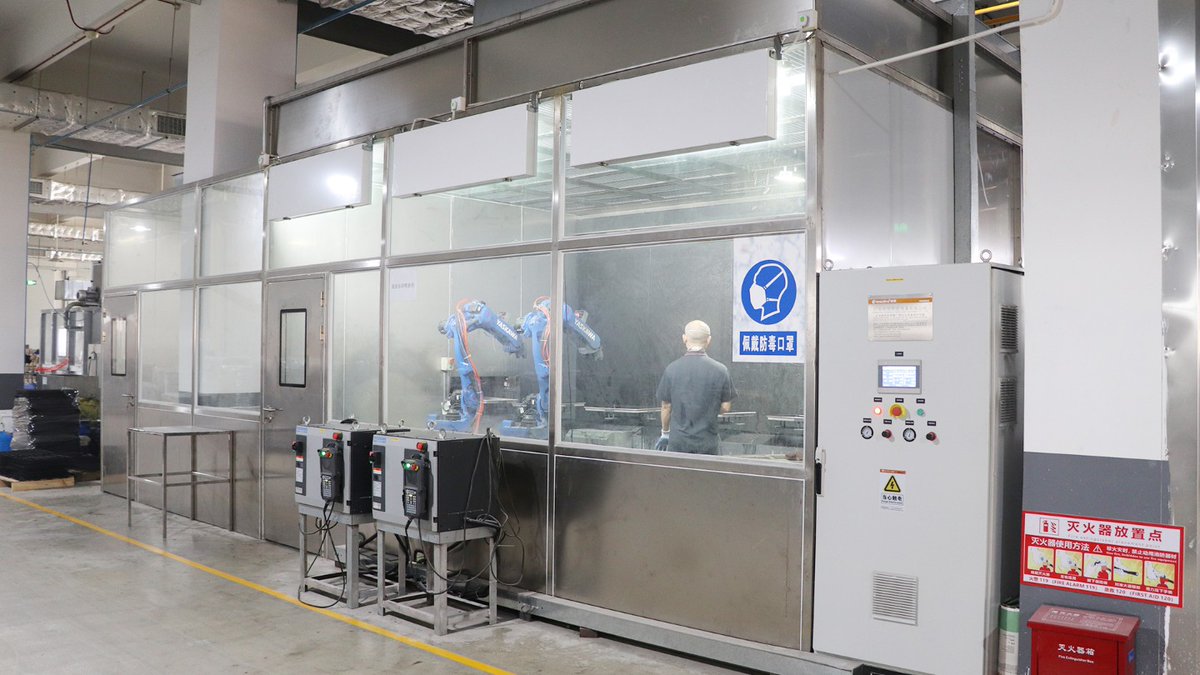 Attractivechina's tweet photo. Elevate appliance production with our high-precision automated electrostatic coating line for large-batch output, reducing paint waste and labor expenditure. 
#foryoupage #foryou #fyp #Coating #CoatingLine #PowderCoating https://t.co/fotupzYXfg