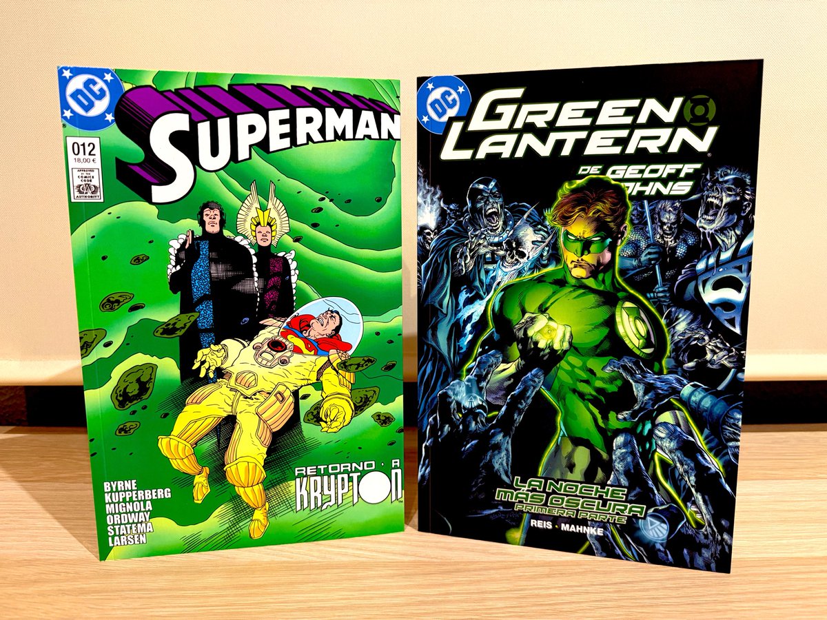 okiser1984's tweet photo. 🗯️ Compras mayo, semana 4 🗯️

✅ Inmortalidad y castigo 7 de 8
✅ Biblioteca Green Lantern 
✅ Biblioteca Superman

#ComprasFrikisDeCristina2026 https://t.co/cKFJQ113zD