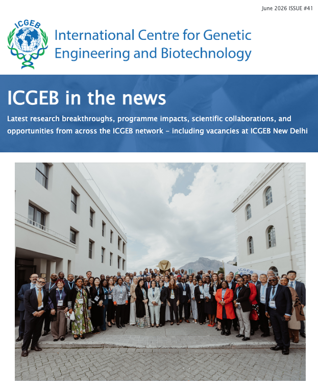 ICGEB's tweet photo. 📰 From groundbreaking discoveries to global #partnerships and new career #opportunities - catch up on the latest from across the #ICGEB network.
🔬 Research breakthroughs
International collaborations
Programme impact
Vacancies at ICGEB New Delhi
🔗https://t.co/pm4Q27Rn70 https://t.co/PFHIInYToL