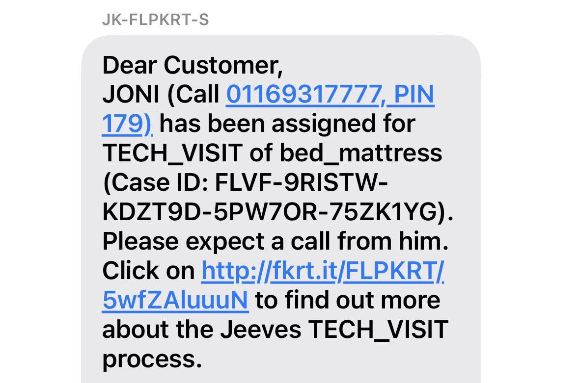 rahulgoyal01's tweet photo. @flipkartsupport Received this message. But number is not reachable. Whats happening inside flipkart??? https://t.co/peWGIsjZVO