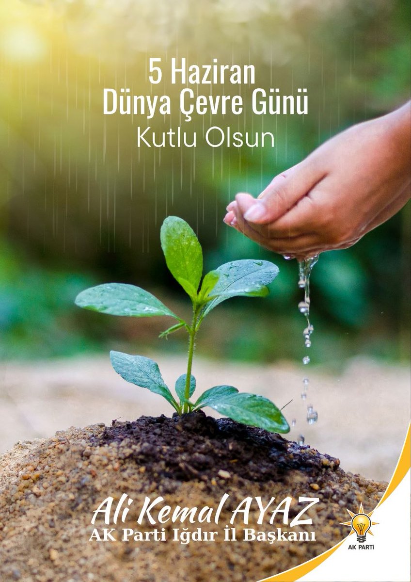 akemalayaz's tweet photo. Yeşiline sahip çıkan, geleceğine sahip çıkar.
Daha temiz bir çevre, daha yaşanabilir bir dünya ve daha güçlü yarınlar için doğamızı korumak hepimizin ortak sorumluluğudur.
5 Haziran Dünya Çevre Günü’nü kutluyor, çevre bilinciyle hareket eden tüm vatandaşlarımıza teşekkür ediyorum https://t.co/G6MBSj3Exs