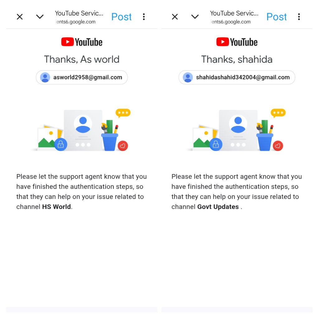 anamshd2's tweet photo. @TeamYouTube
 I verified both my channels ✅ &amp; received email from YT support team that they reviewed my case &amp; confirmed that the related channel is readmitted to YPP🎉

Can you now reinstate monetization on both of my channels

https://t.co/QHAJ4h0SnA
https://t.co/Wb8ZqqLkfF https://t.co/tZv7tFuNq2