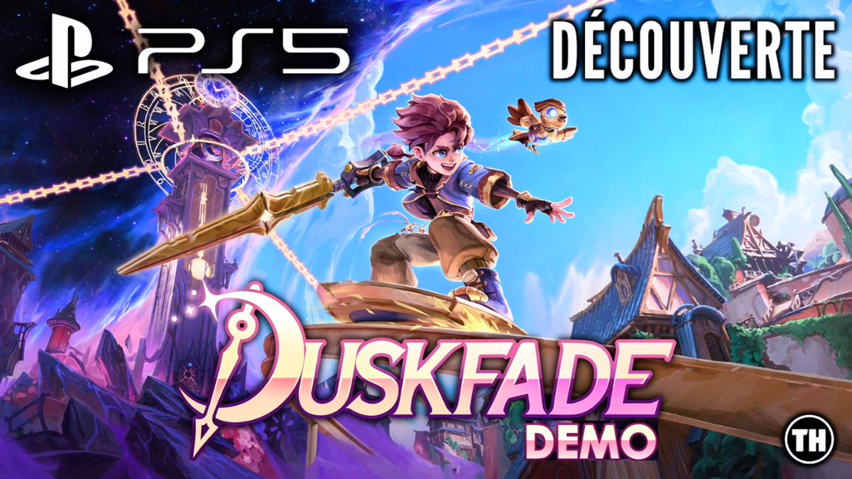 TeoHardo's tweet photo. Découverte en live de "Duskfade" sur PS5, un nouveau jeu d'action-aventure platformer 3D inspiré des classiques du genre.

👉 https://t.co/TFDLlnWv8p

Une démo gratuite est maintenant disponible.
Sortie du jeu prévue en 2026 sur PC, Xbox Series, PlayStation 5. https://t.co/9qHvkYJfS7