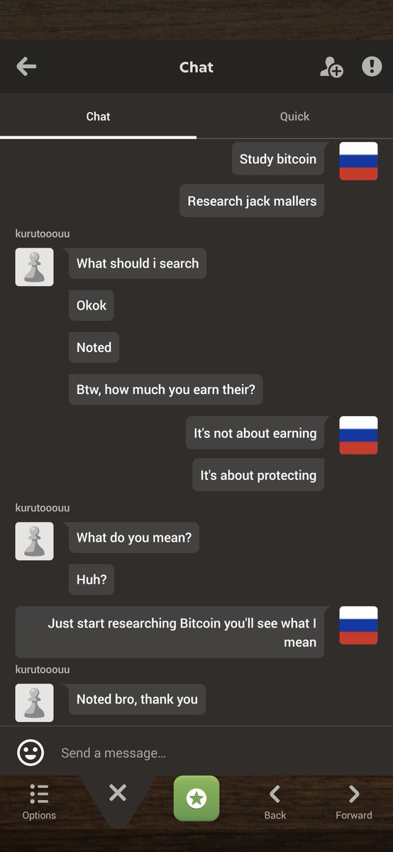 RealRorySailor's tweet photo. When you're playing someone from the Philippines on @chesscom and you feel the orange pill inch @jackmallers is the only person I could refer them too. https://t.co/OW50VFy8Gr