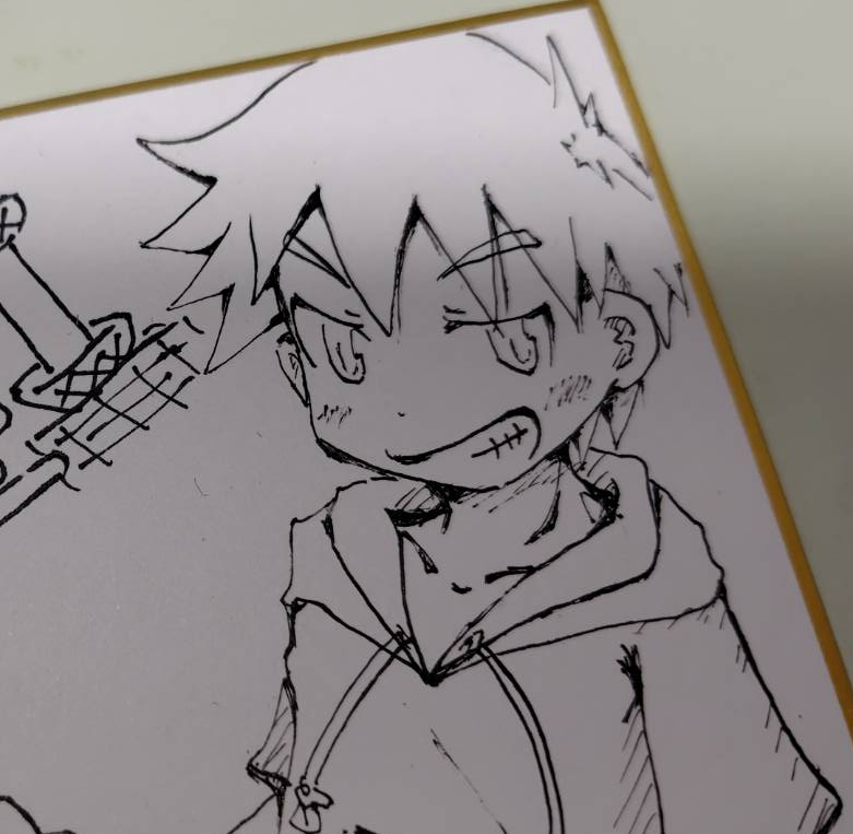penta_cle's tweet photo. パレなので５億年ぶりに色紙などを描いている https://t.co/hBUMGVUg2Q