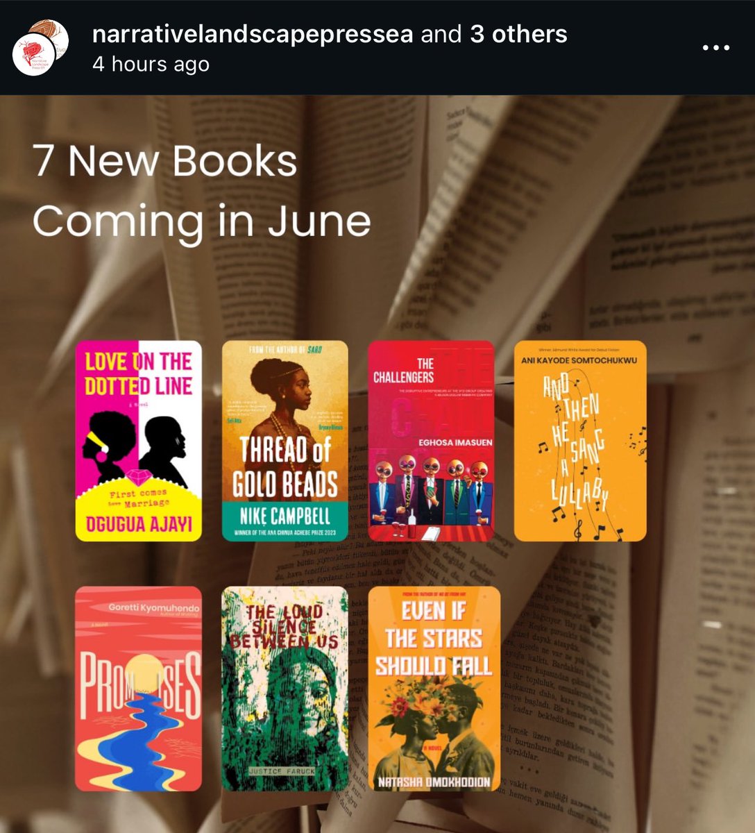Ani_Kayode's tweet photo. I’m glad to announce that And Then He Sang a Lullaby will be released in East African this month. Here is what the East African edition will look like. Happy Pride month. https://t.co/DFGY1RAUOY