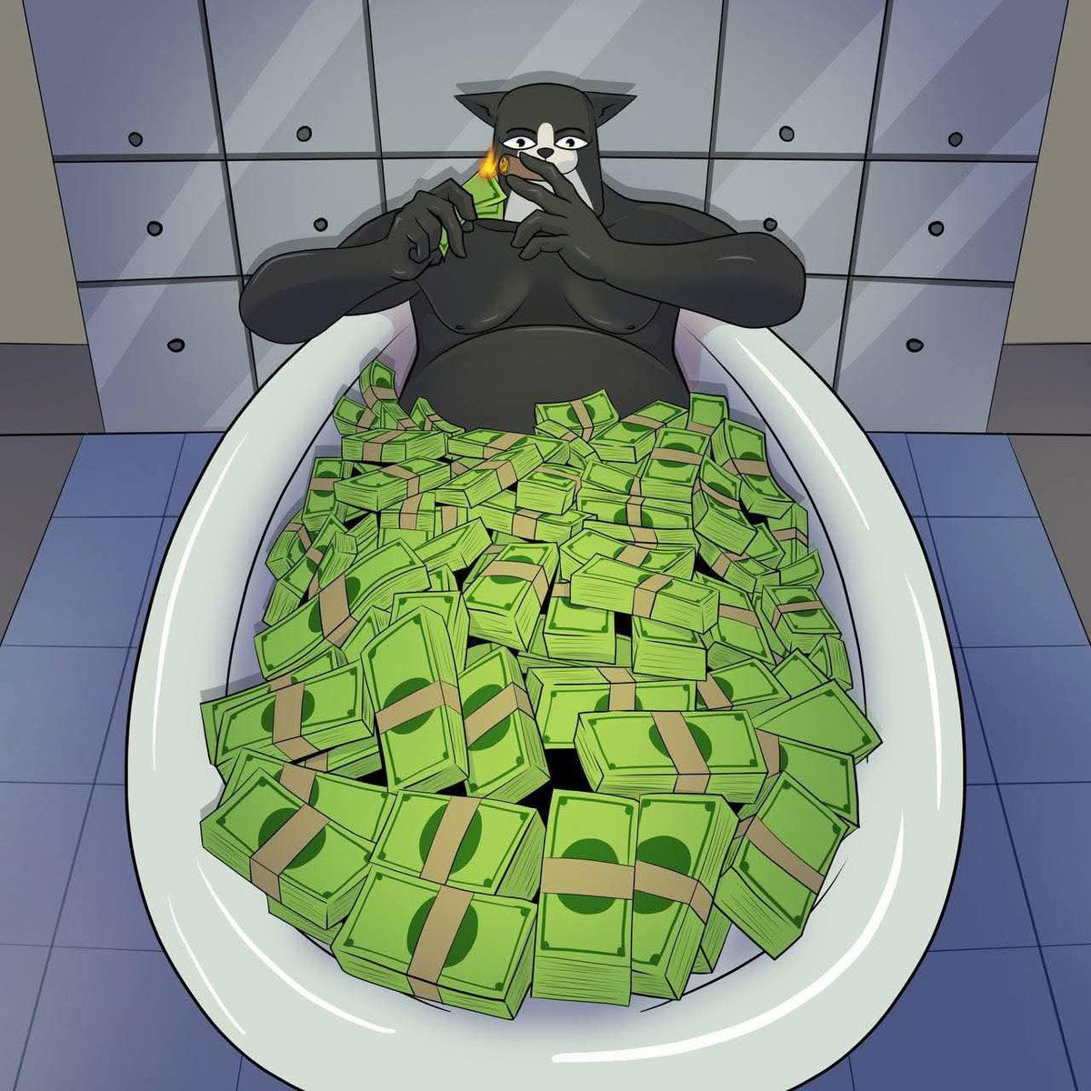 MrCryptonite24's tweet photo. @ShaoBNB I’ give it all to $FATCAT and let him grow it. https://t.co/WDjXqJqKNm