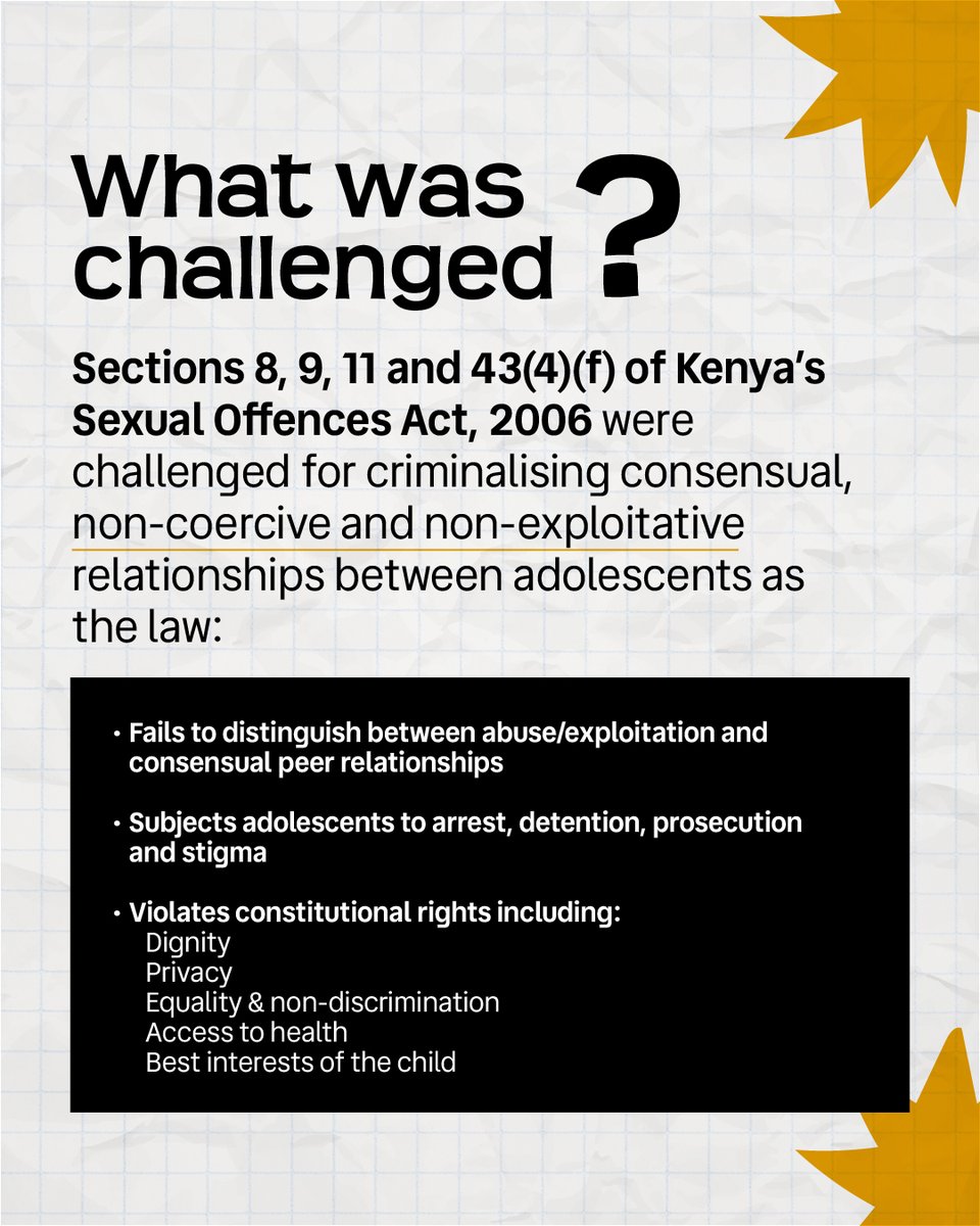 sazaxsupport's tweet photo. From Kenya's landmark court ruling to Nepal's proposed reforms, a global conversation is underway: one that asks why laws meant to protect children are sometimes criminalising them instead.
 
A thread: https://t.co/33H400IFWU