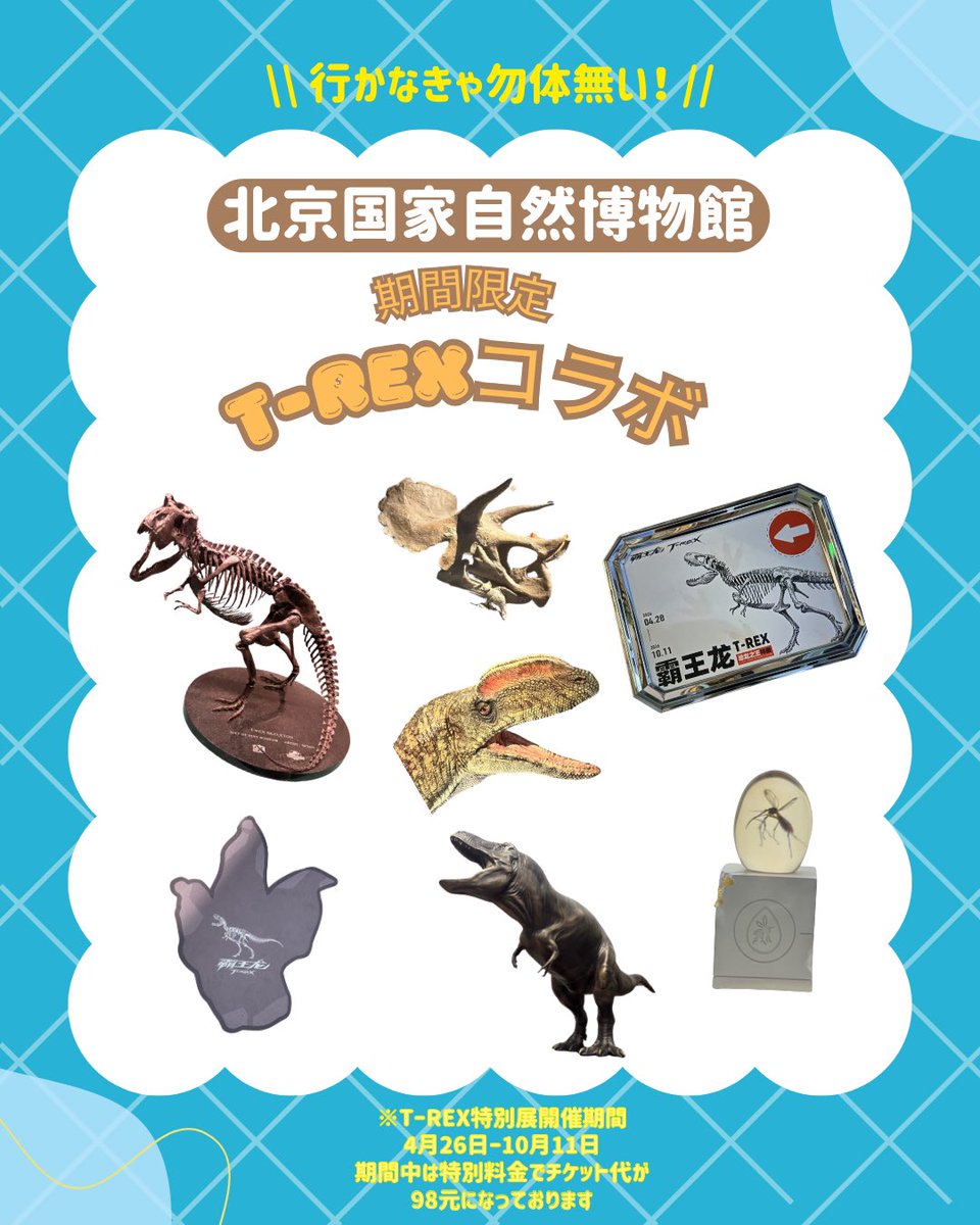 BJSA_beijing's tweet photo. 5月23日(土)、広報部全体取材として国家自然博物館を訪問しました🦖
当日はルーレットでランダムにグループ分けを行い、各グループで館内を自由に見学。新メンバーも多く参加し、展示を見ながら感想を共有することで、部員同士の交流も深まりました✨
#BJSA #北京留学 #中国留学 #博物館 https://t.co/UtxRUit2Kl
