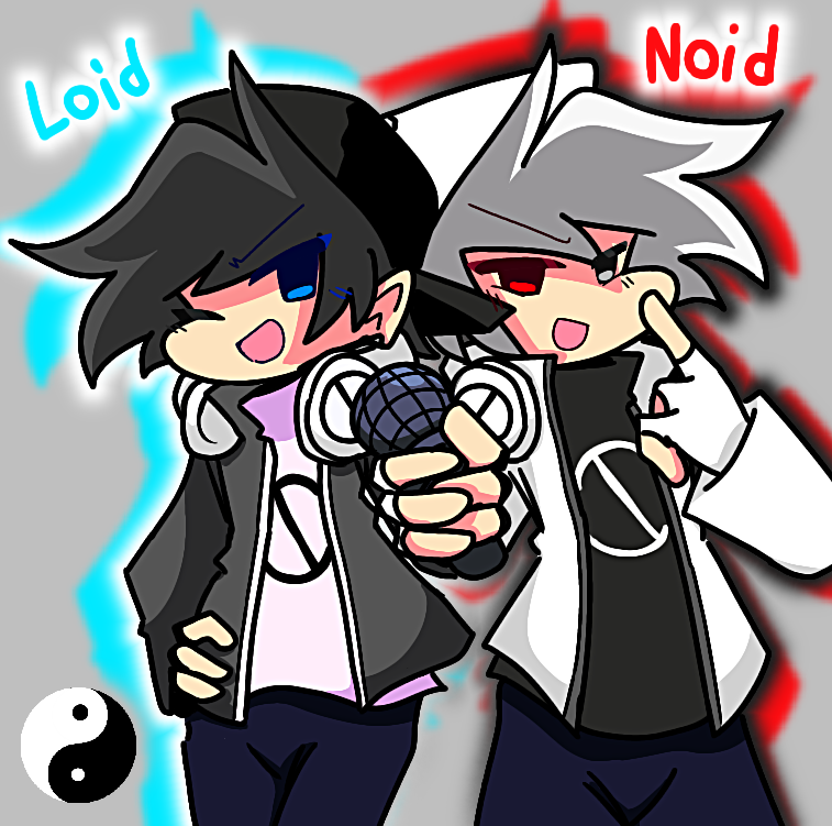 DarkFnf_01's tweet photo. @FNF_BF_Pgrapher 로이드랑 노이드 완성했어요! :D
#FNF_YinYang_AU #Noid #Loid https://t.co/mIhkomv4TB