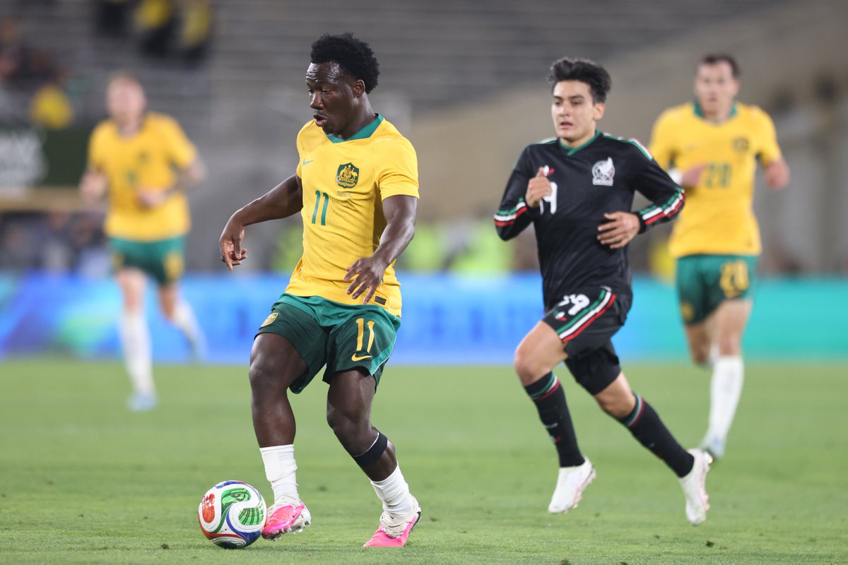 Socceroos's tweet photo. Meet our forwards 🔥💨

📰 Read more: https://t.co/FKTztaGVip

#Socceroos #FIFAWorldCup https://t.co/FgPDfCRuVD