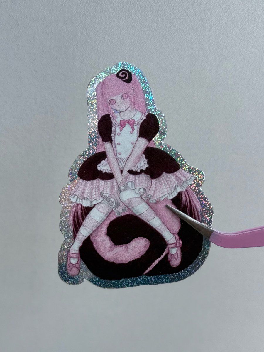 dollythebanshee's tweet photo. #cm1 #comicmania
Sticker hologram ขนาดกลาง 🎀✨ https://t.co/XqsLplGJQn
