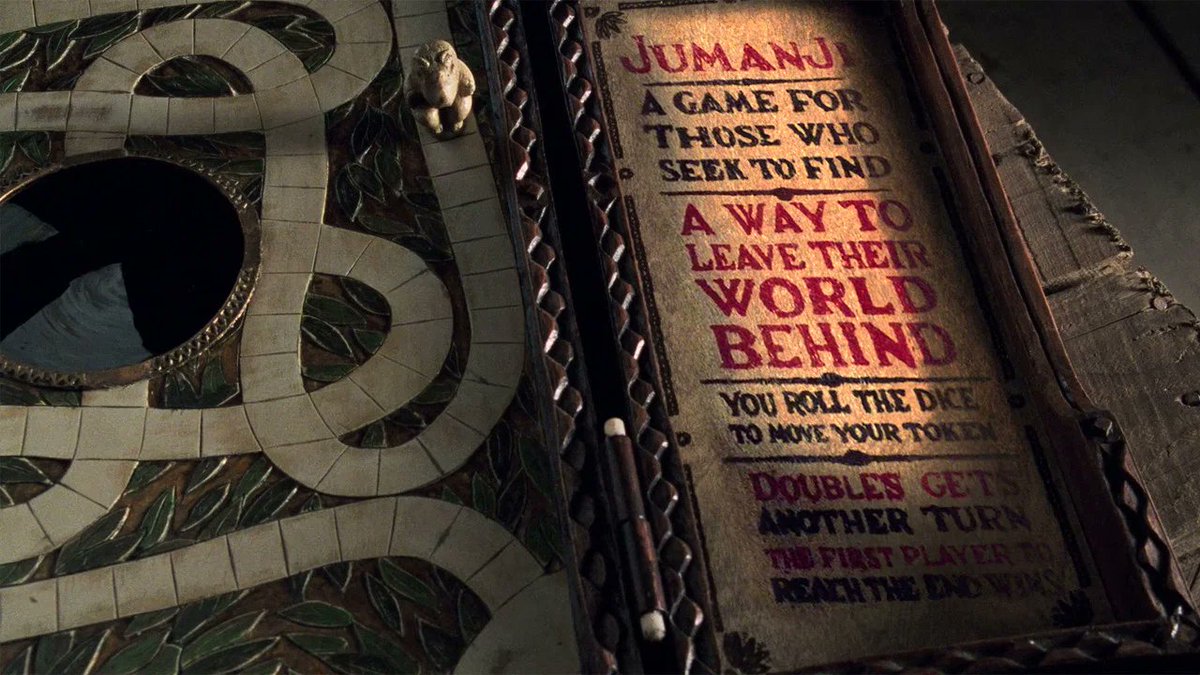 popbymax_'s tweet photo. Toujours un plaisir de revoir Jumanji. Ça me rappelle à quel point les vrais films d’aventure se font rares de nos jours. https://t.co/S1po3ZCgjV
