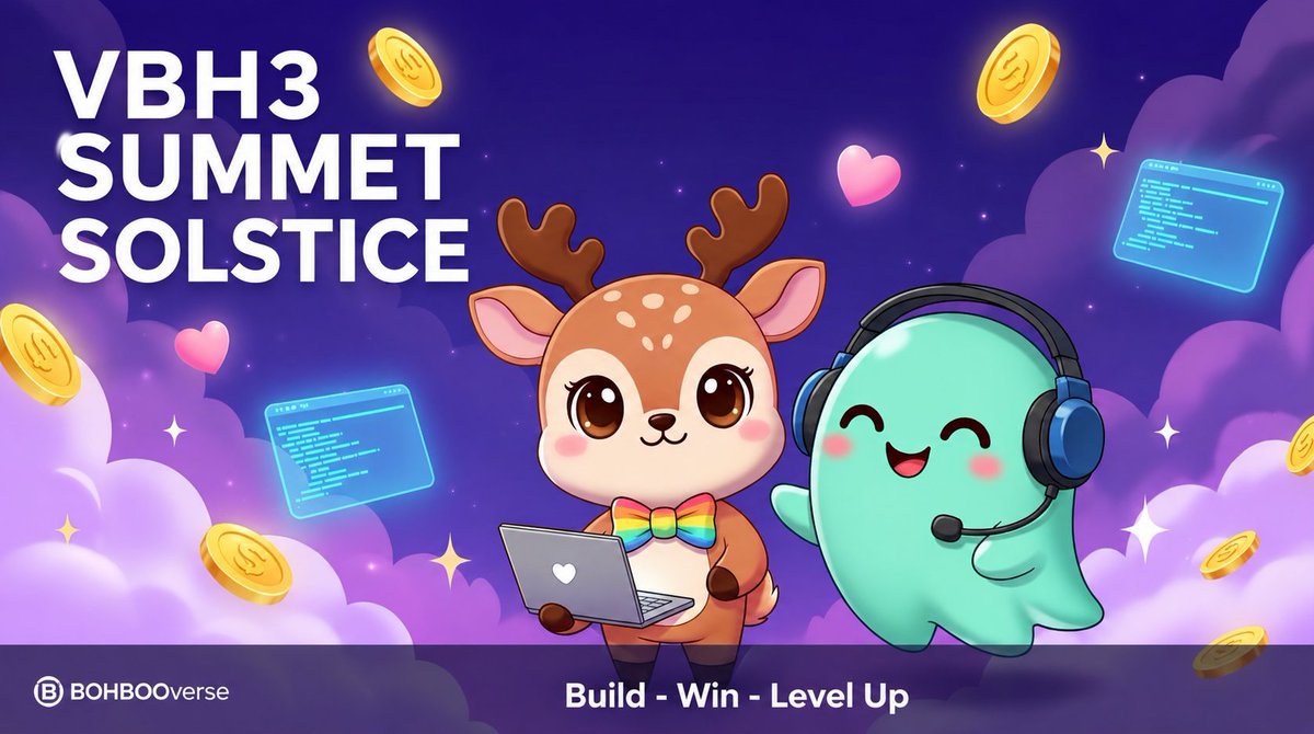 Optimuscrypt1's tweet photo. VBH3 is coming.

We've gone from VBH1 to VBH2 to VBH2.5 — every edition bigger, sharper, and more ambitious than the last.

Now we're entering the Summer Solstice.

☀️ VBH3 is a team hackathon. Build on Solana. Ship something that actually means something. https://t.co/DEZm1s3SfD
