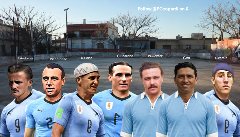 PGeopardi's tweet photo. ⚽️🇺🇾My TOP 6  Greatest Uruguayan deep-lying forward ever

1 H.Scarone
2 R.Porta
3 Piendibene
4 W.Gomez
5 S.Verela
6 Cea
7 J.Ambrois

What is your top ?         

Like, repost, follow and share the passion together!

HM: Hohberg

https://t.co/pBYnNrI5Uf https://t.co/A4VE0a1ww7