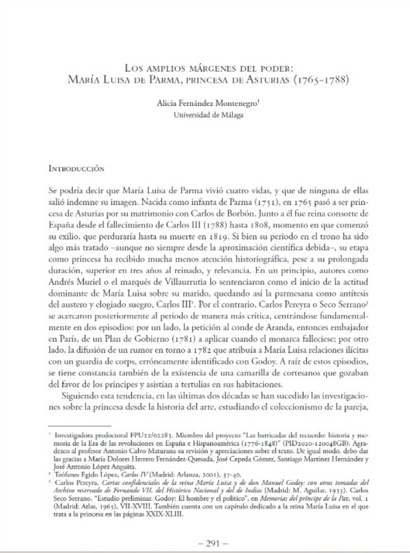 modcon_uma's tweet photo. 📣Nuestra compañera Alicia Fernández participa en la obra colectiva "¿Marginalidad principesca? Mujeres y espacios políticos en la Europa moderna" con el capítulo "Los amplios márgenes del poder. María Luisa de Parma, princesa de Asturias (1765-1788)" 👇
https://t.co/BS2tdMVS3a https://t.co/6h0FhnnID1