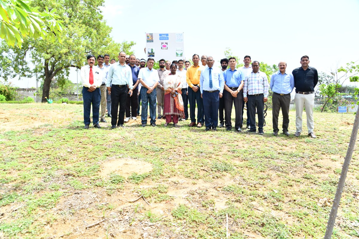 CDTIJaipurRj's tweet photo. On the occasion of World Environment Day on 05-06 2026, Director Ms K Swarnambika, IPS, along with faculty members and staff of CDTI Jaipur, planted saplings in the campus.The initiative reflected the institute's commitment towards environmental conservation and a greener future. https://t.co/thRcqiMDdy