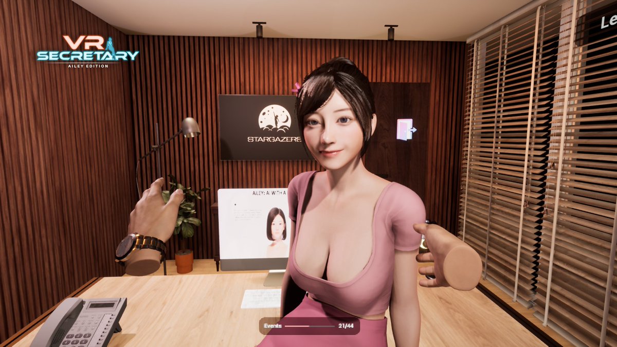 VR_Secretary's tweet photo. 久等了。
經歷了許多事情之後,《VR Secretary》終於迎來重大更新。
-新增「出差」場景
-自由拍照模式
-更衣室模式
-首個DLC(新增角色臉型、髮型與服裝)
感謝大家一直以來的陪伴與支持。
更多詳情請參閱我們最新的開發者筆記。
https://t.co/w5bH4RmpV0 https://t.co/hArvfu1uNU