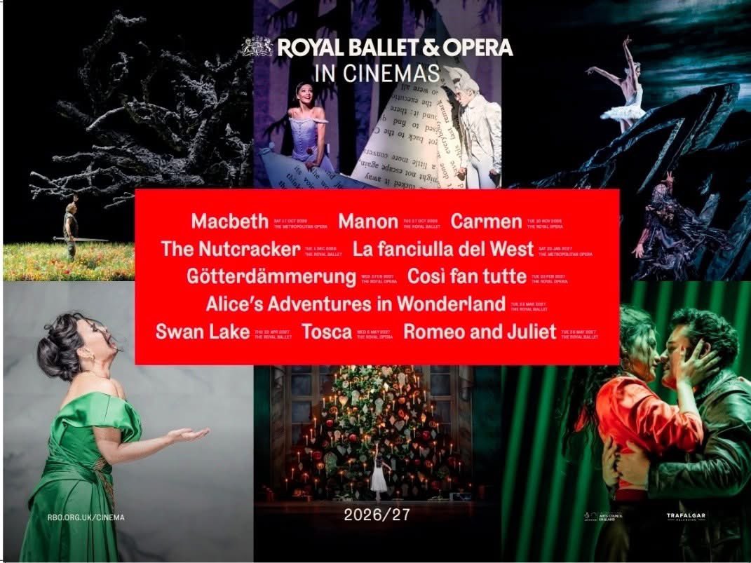 Elite_Ashbourne's tweet photo. 💃 The Royal Ballet &amp; Opera Season 26/27 Is Now ON SALE 🥳

All of our show times and tickets can be found on our website 😀

https://t.co/AwAmGqC8UT https://t.co/563dcGOOLG