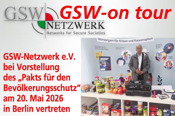 PubSecurity's tweet photo. ­GSW-Netzwerk OnTour
GSW-Netzwerk e.V. beim „Pakt für den Bevölkerungsschutz“ in Berlin vertreten
Mit dem „Pakt für den Bevölkerungsschutz“ setzt die Bundesregierung ein deutliches Zeichen für die Stärkung des Zivil- und Katastrophenschutzes.
https://t.co/QfpjqR6gi6 https://t.co/JMRIvFbHxB