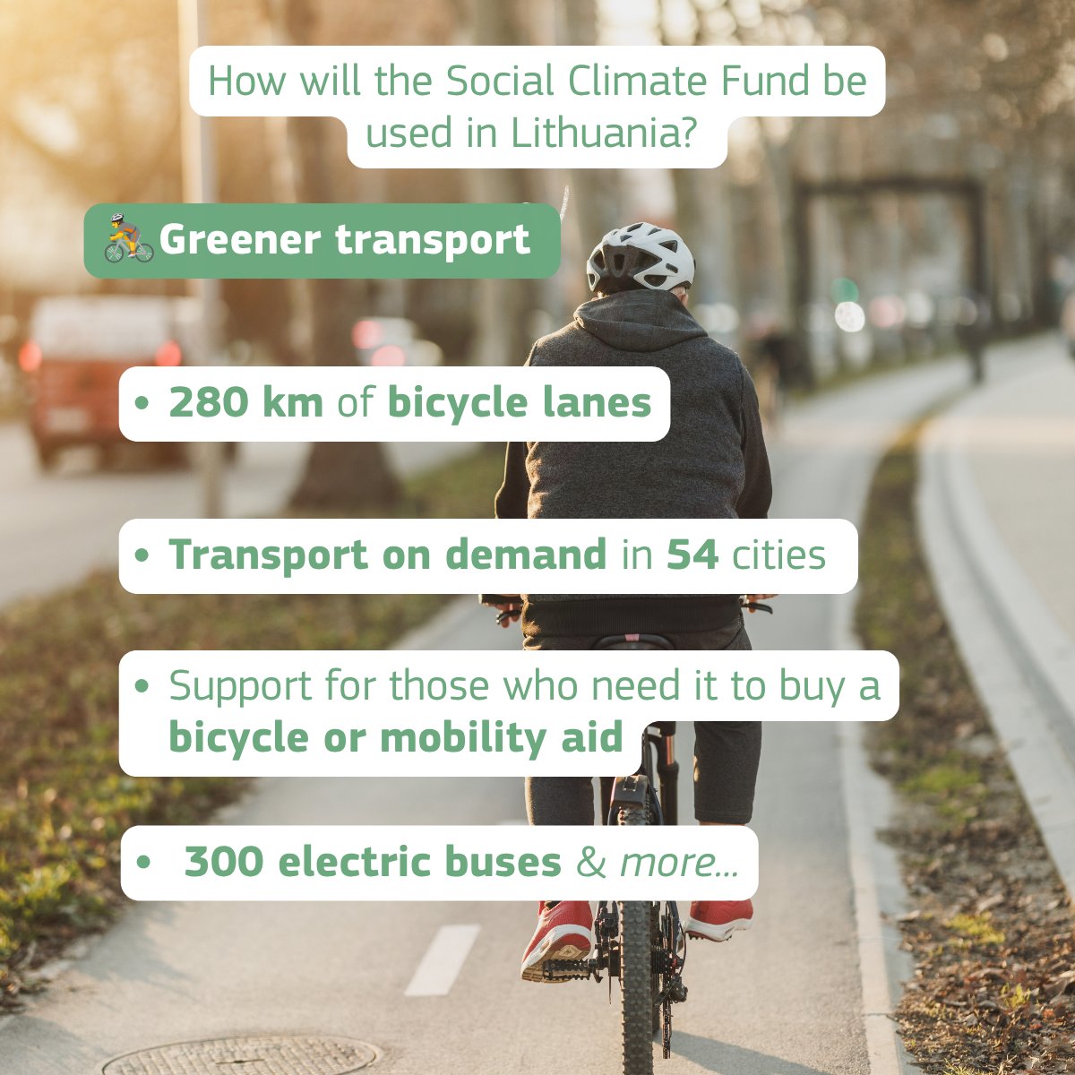 EU_Social's tweet photo. Great news for Lithuania!✨

We have approved their Social Climate Plan,

This is the second plan under the new €86.7B Social Climate Fund🌍👇

https://t.co/Wi4fJQGiLI https://t.co/9YpyATDAI9